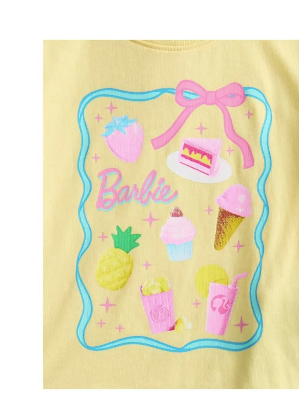Barbie Baby Girls Graphic Tee & Bike Shorts 2‑Piece Set